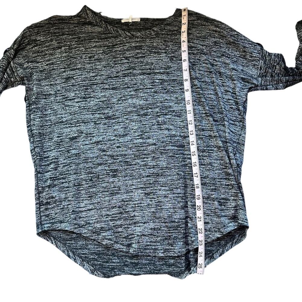 Rag & Bone Hudson Long Sleeve Tee in Black Heather EUC - Picture 9 of 11